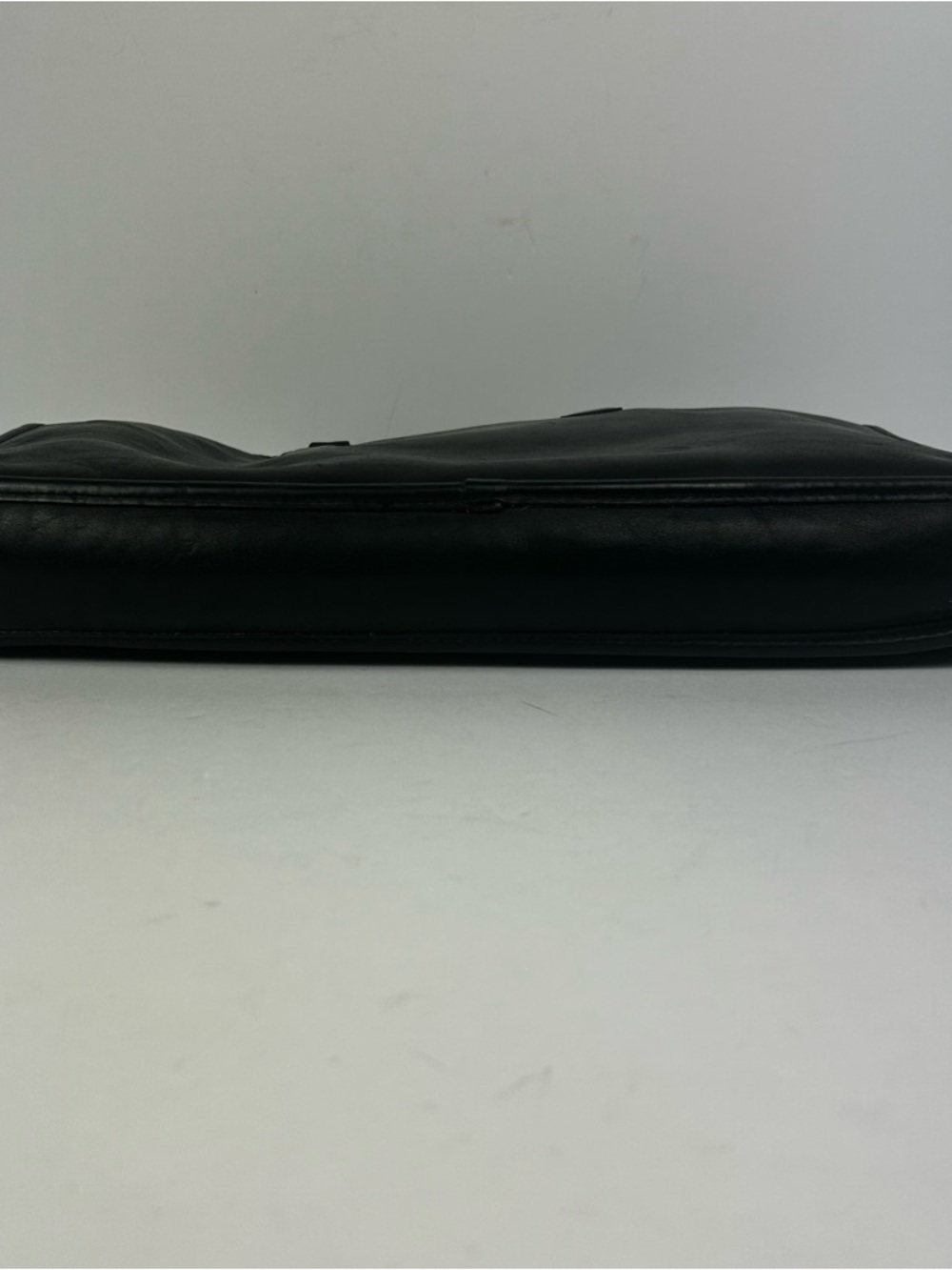 Vintage Coach Classic Black Leather Briefcase - Women’s Professional Work Bag - Picture 4 of 14
